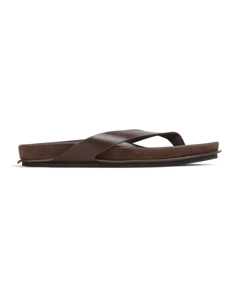 Jacquemus Les Tatanes leather sandals - Braun Braun