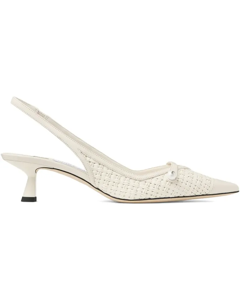 Jimmy Choo Amita Pumps 45mm - Weiß Weiß