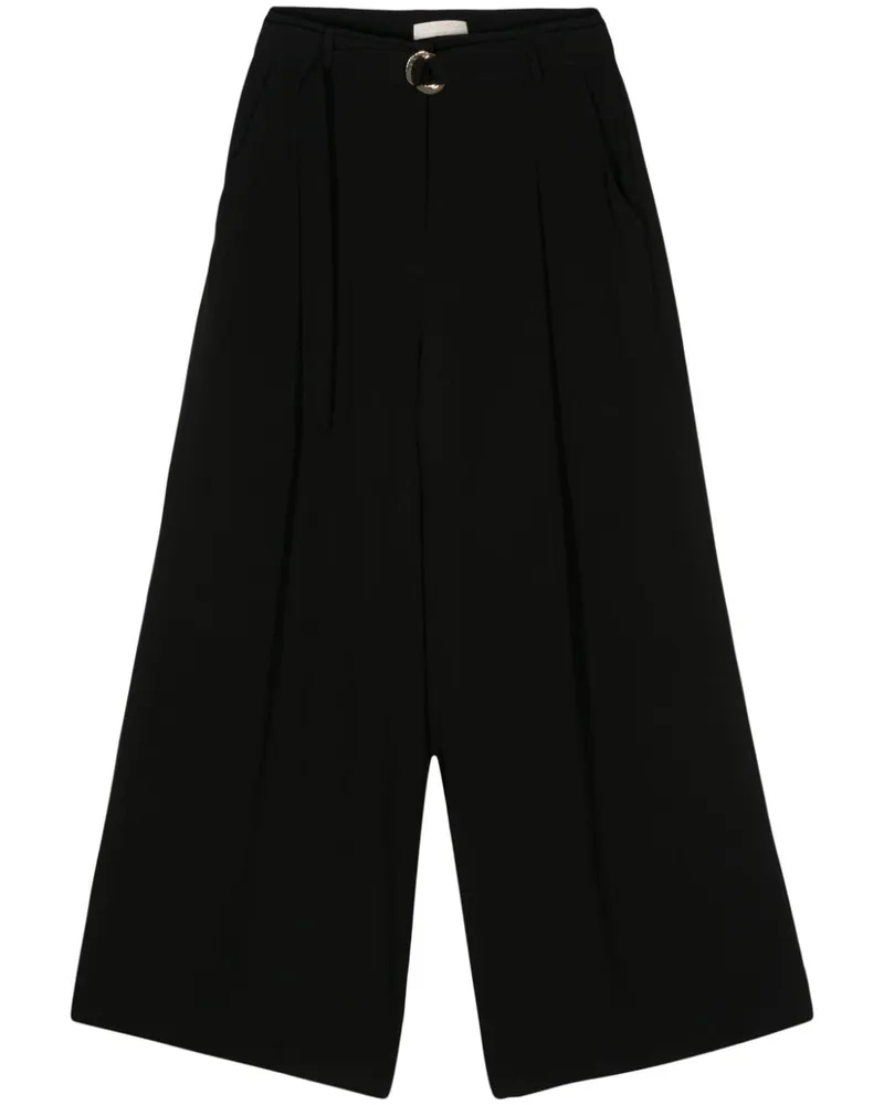 Ulla Johnson Palazzohose mit Gürtel - Schwarz Schwarz