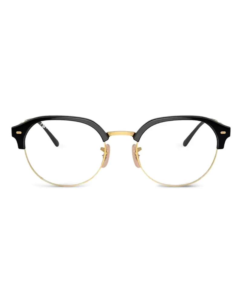 Ray Ban Brille mit Halbrand - Schwarz Schwarz