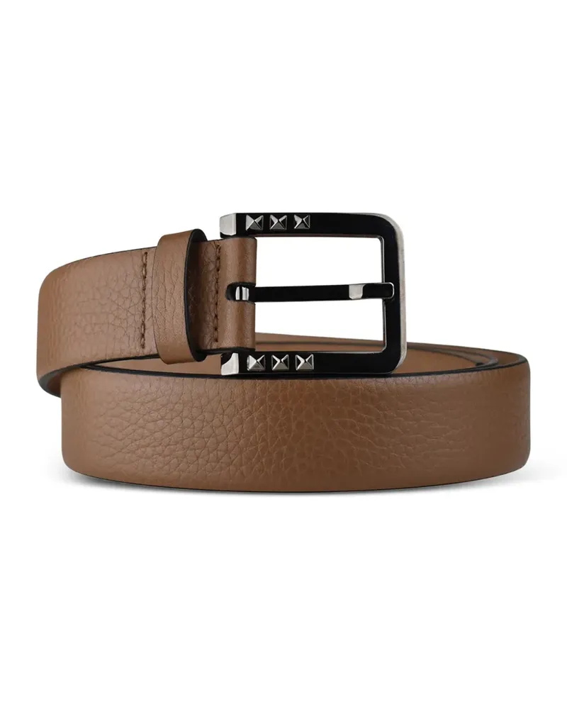 Valentino Garavani Gürtel mit Nietenschnalle - Nude Nude