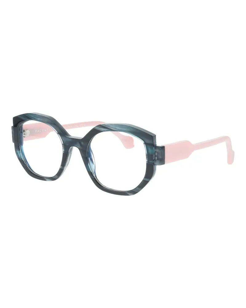 Face à Face Minds 1 geometric-frame glasses - Blau Blau