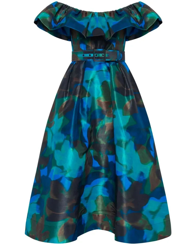 Rebecca Vallance Night Shade Midikleid Blau