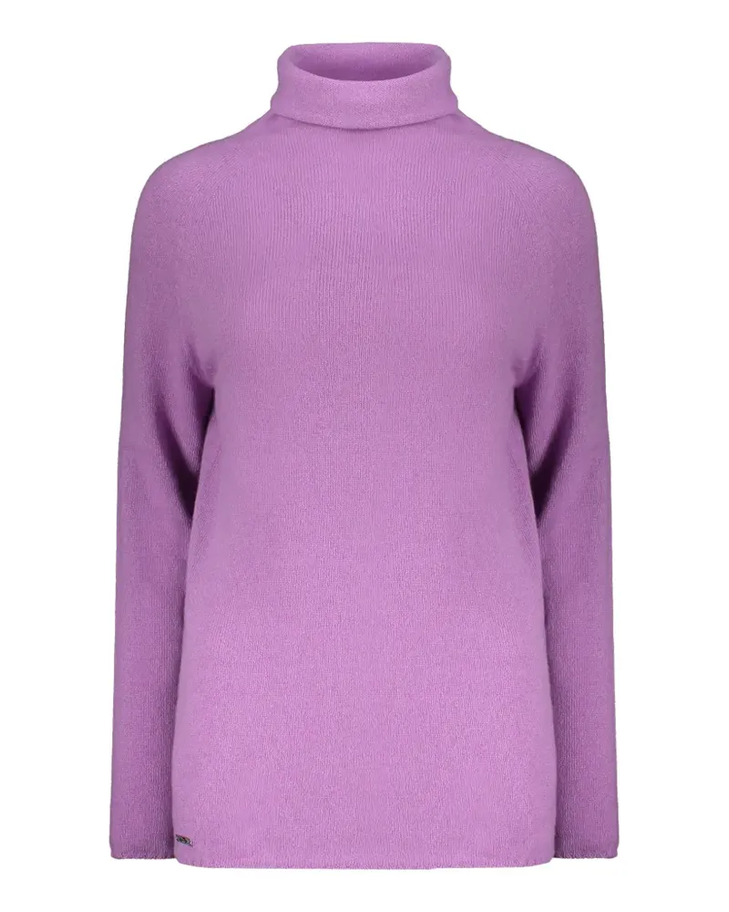 MOORER Pullover mit Raglanärmeln - Violett Violett