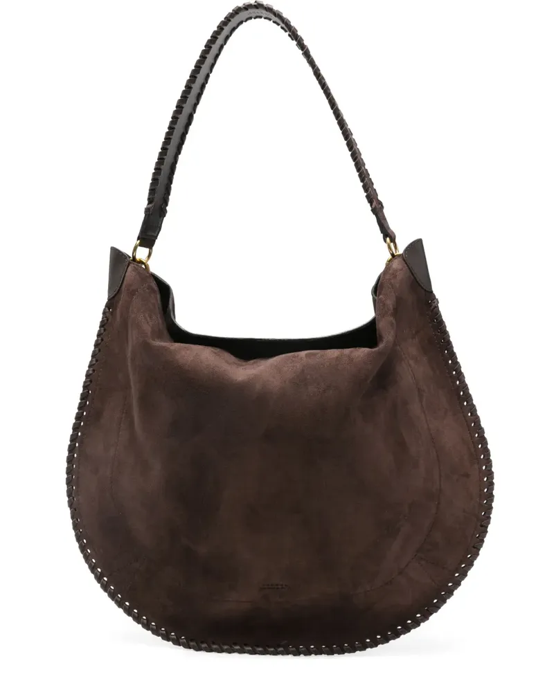 Isabel Marant Oskan Schultertasche aus Wildleder - Braun Braun