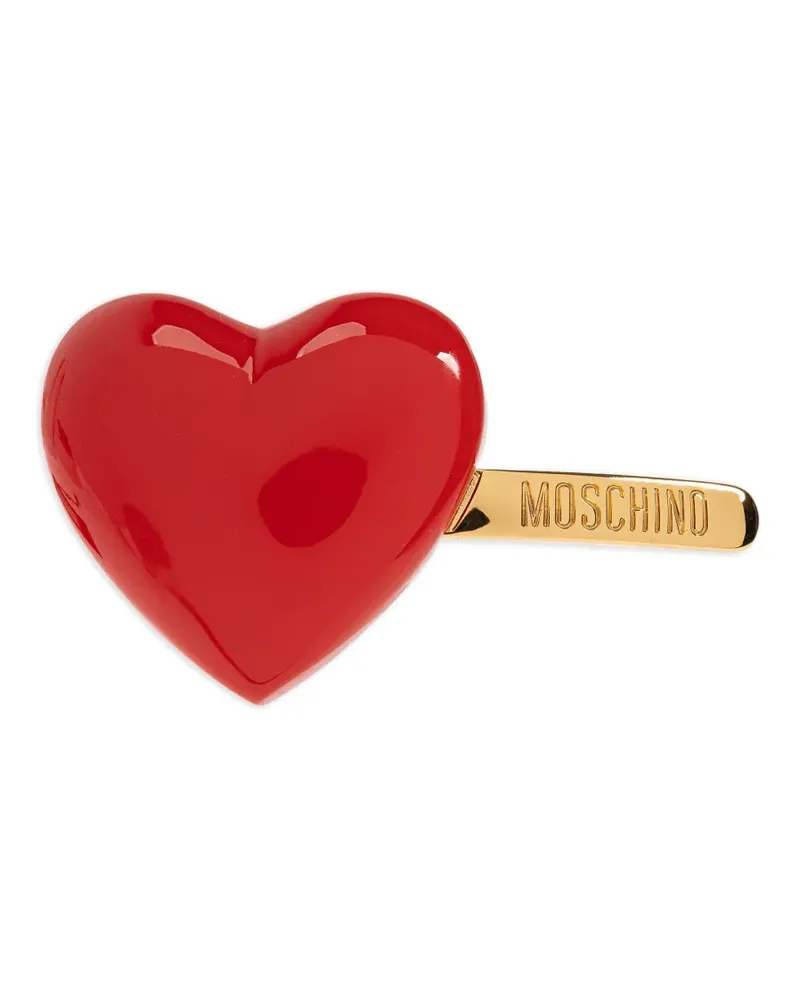 Moschino heart hair clip - Gold Gold
