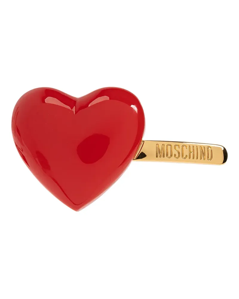 Moschino heart hair clip - Gold Gold