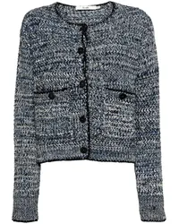 b+ab Klassischer Cardigan Blau