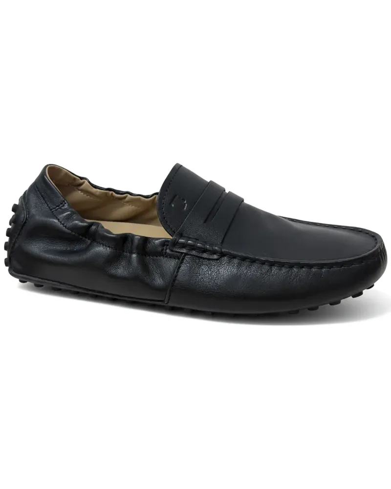TOD'S Gommino ribbed loafers - Schwarz Schwarz