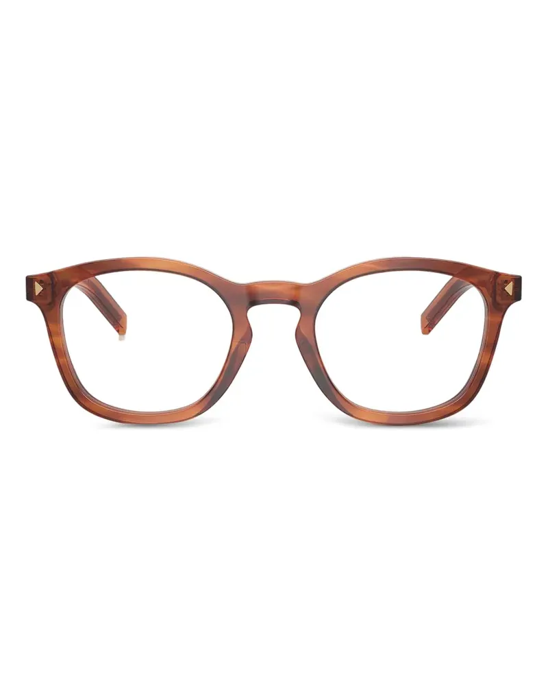 Prada logo-detail glasses - Braun Braun