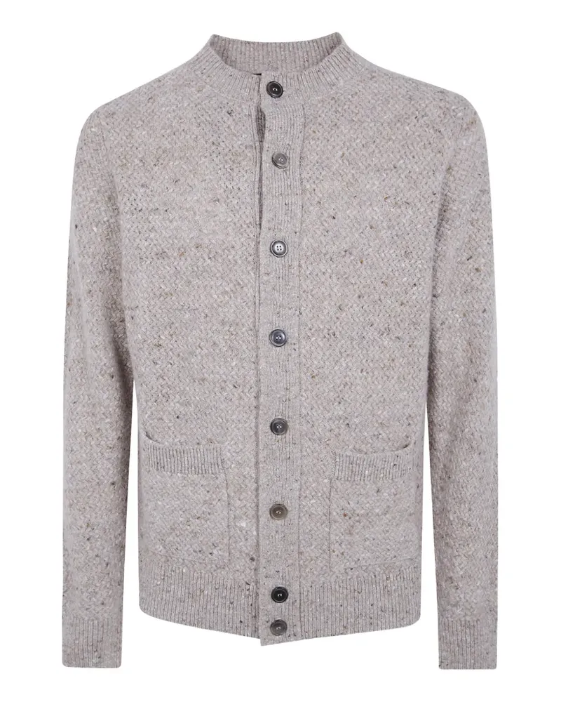 Filippo de Laurentiis button-up wool cardigan - Nude Nude