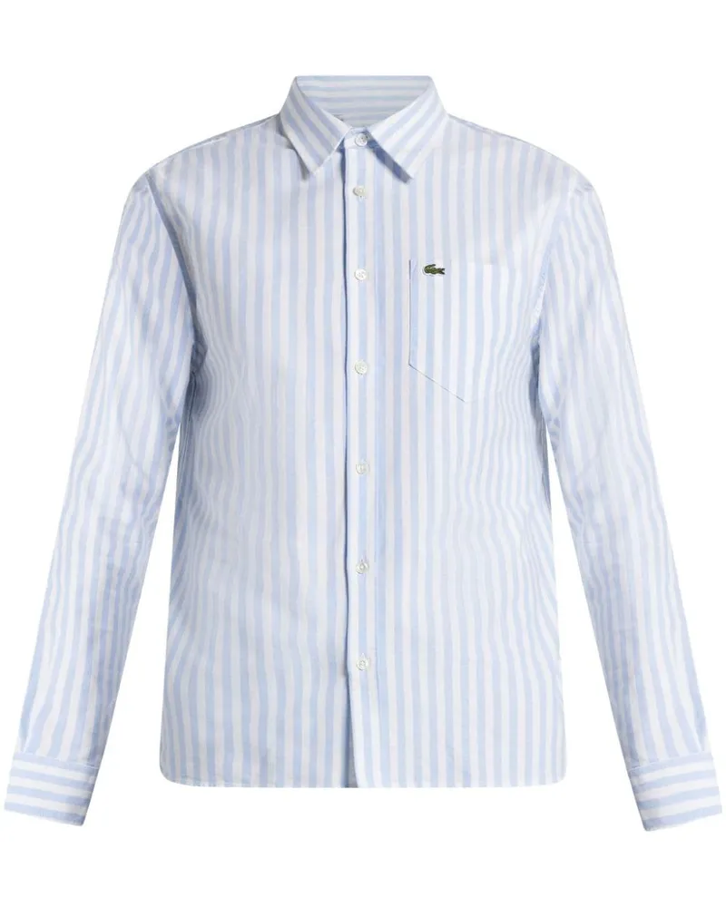 Lacoste Hemd aus Bio-Baumwolle - Blau Blau