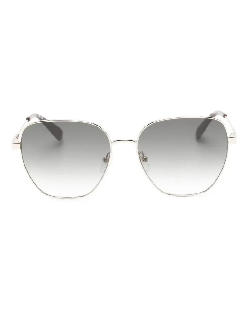 Longchamp round-frame sunglasses - Silber Silber