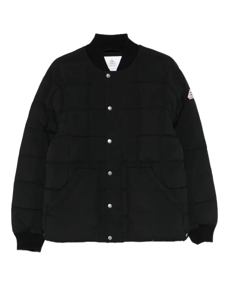 Pyrenex Gesteppte Jacke mit Druckknöpfen - Schwarz Schwarz