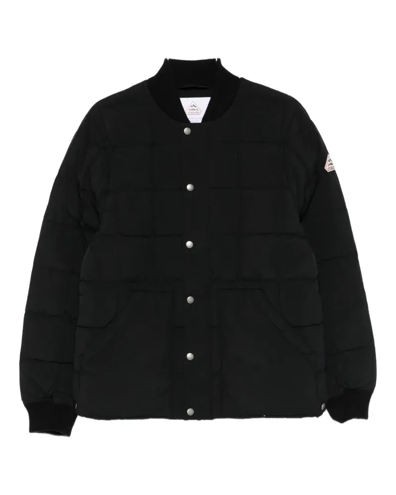 Pyrenex Gesteppte Jacke mit Druckknöpfen - Schwarz Schwarz