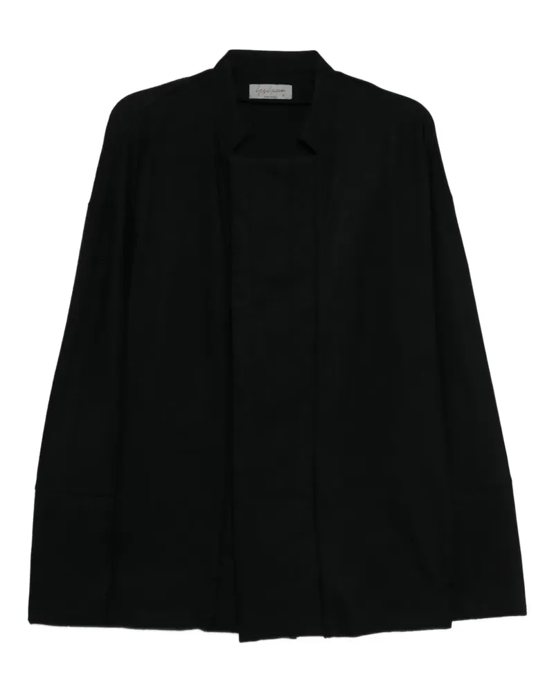 Yohji Yamamoto Jacke aus Wolle - Schwarz Schwarz