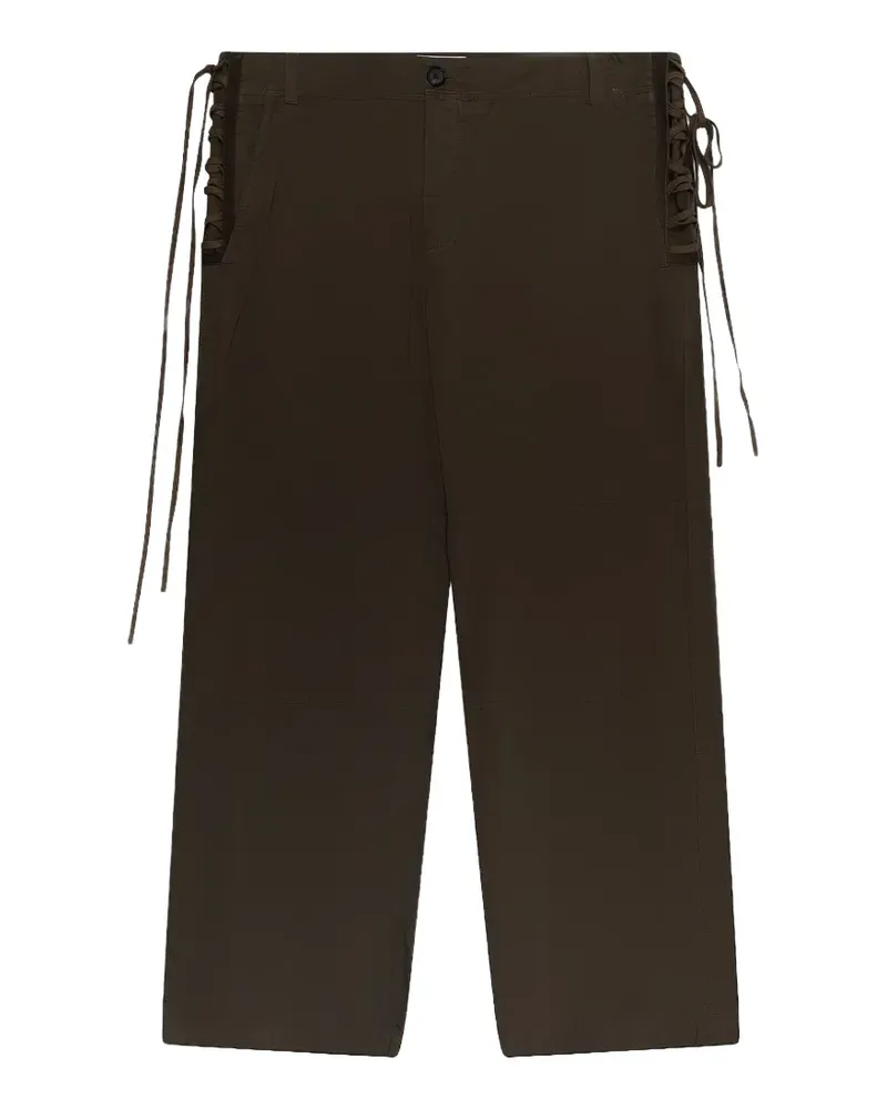 Alexander McQueen Utility-Hose mit Schnürung - Grün Grün