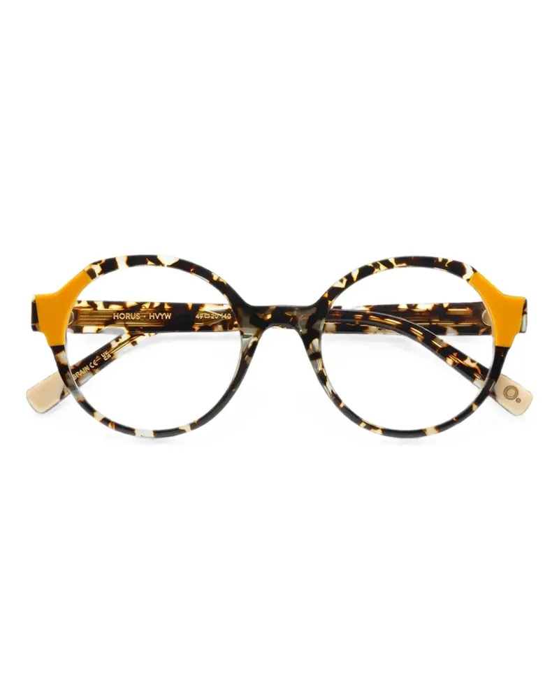 Etnia Barcelona Horus round-frame glasses - Braun Braun