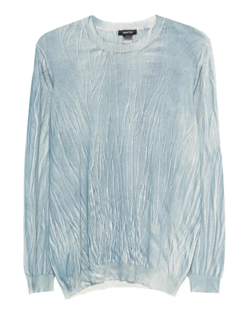 Avant Toi textured knitwear - Blau Blau