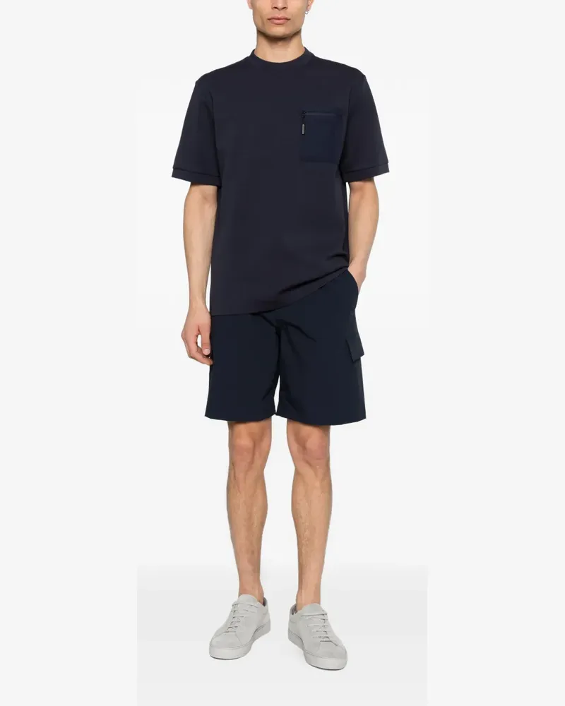 AlphaTauri Jore zip-pocket T-shirt - Blau Blau