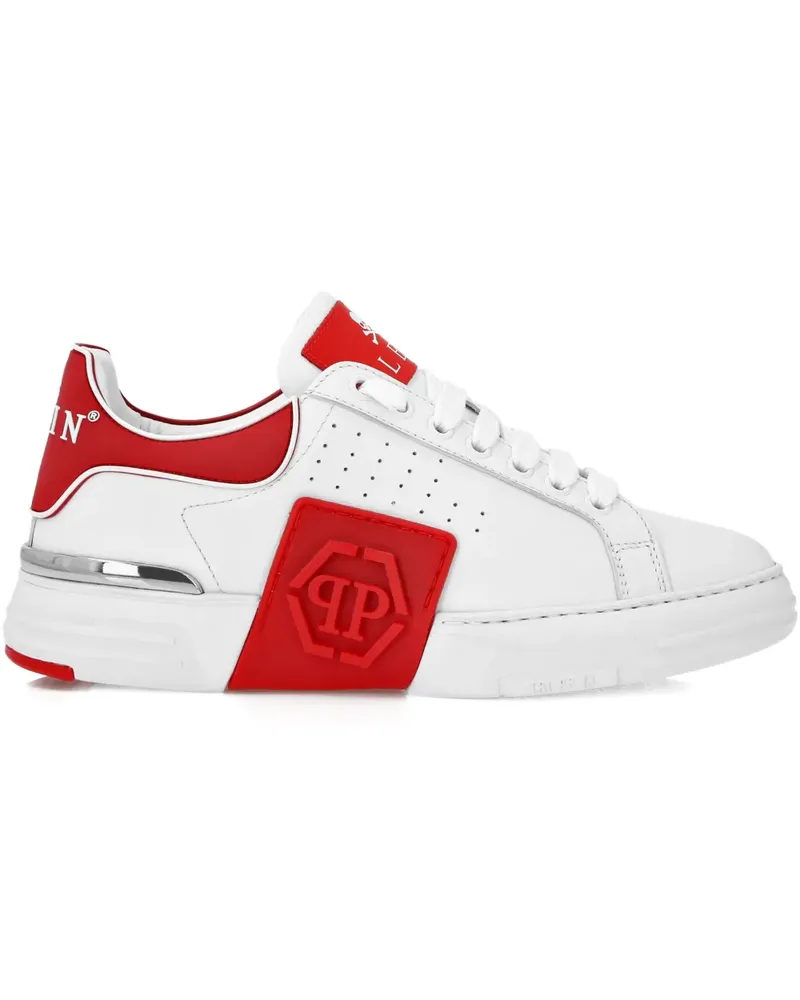 Philipp Plein Sneakers mit Logo-Verzierung - Weiß Weiß