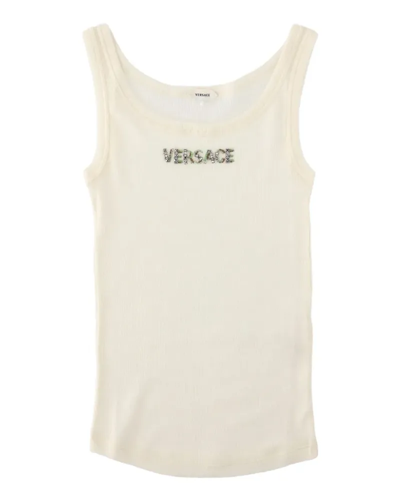 Versace Kristallverziertes Top - Nude Nude