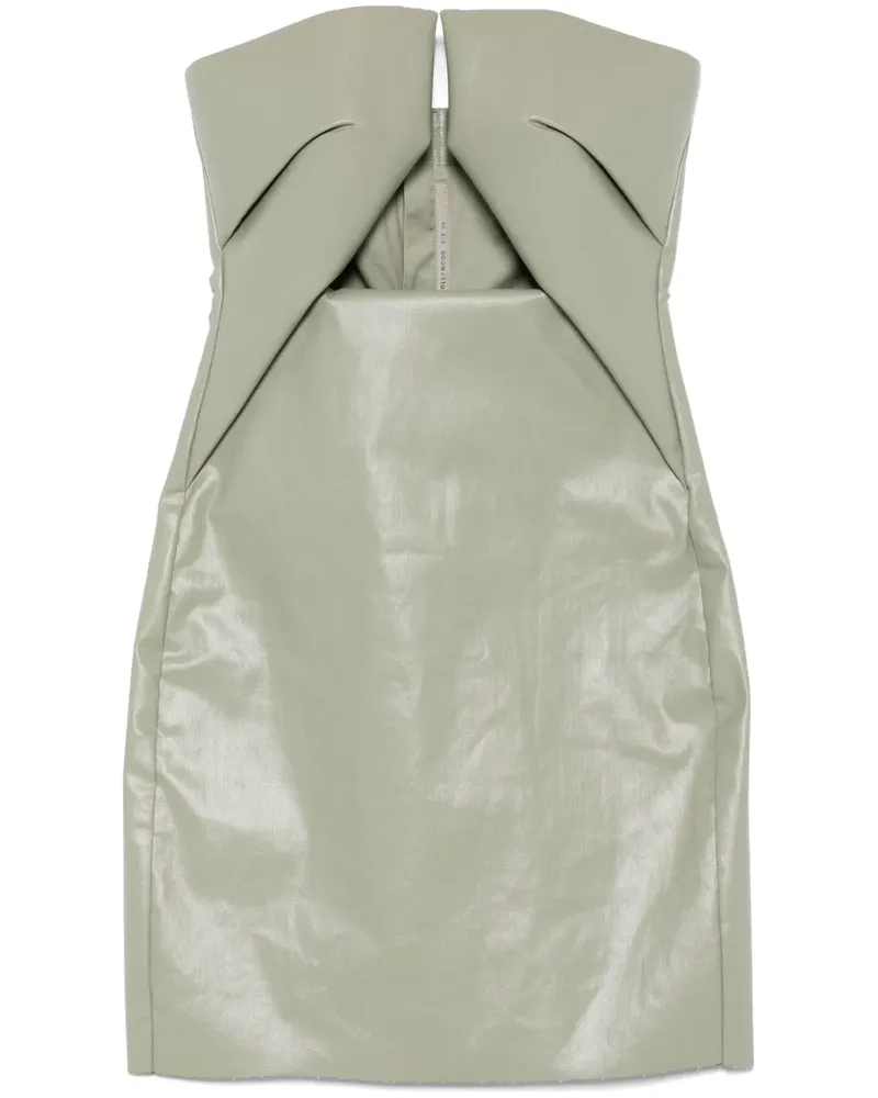 Rick Owens Prong Minikleid - Grün Grün