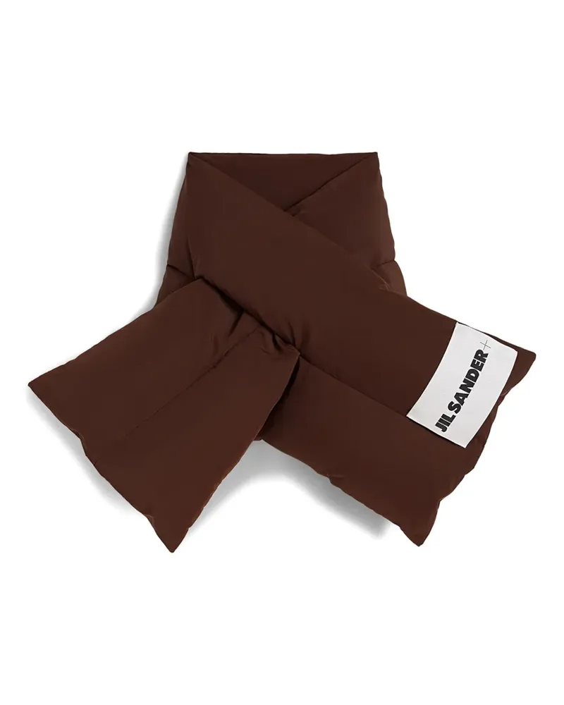 Jil Sander Schal aus Daunen - Braun Braun
