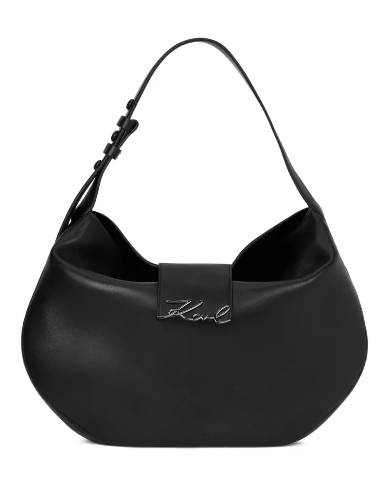 Karl Lagerfeld K/Signature Schultertasche - Schwarz Schwarz
