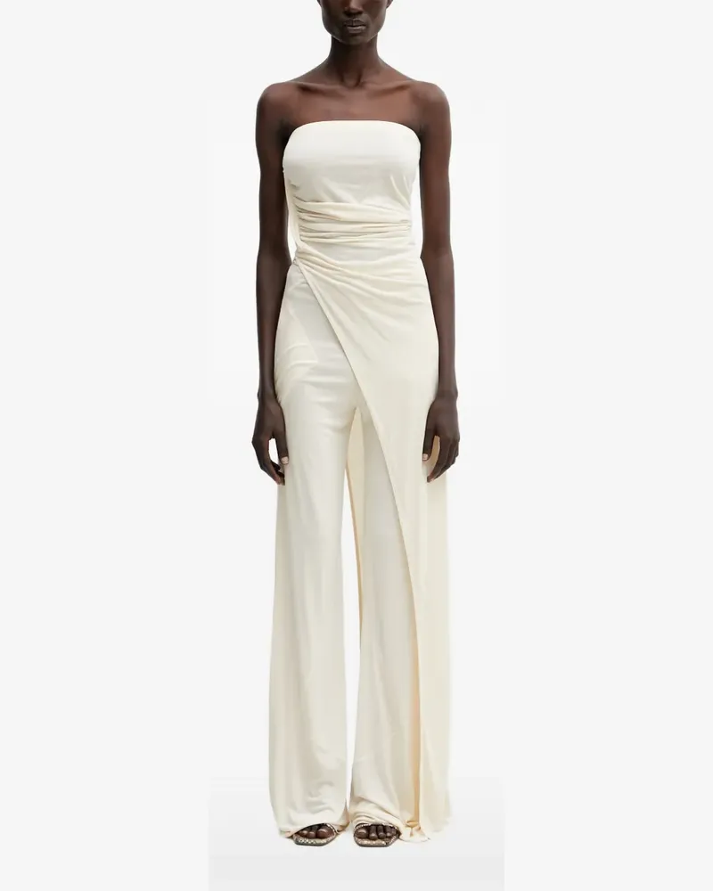 Rick Owens Lilies Schulterfreies Top mit Raffungen - Nude Nude