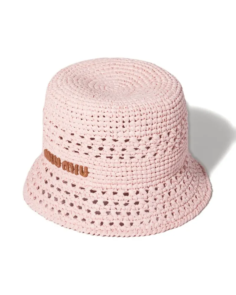 Miu Miu Stoffmütze - Rosa Rosa