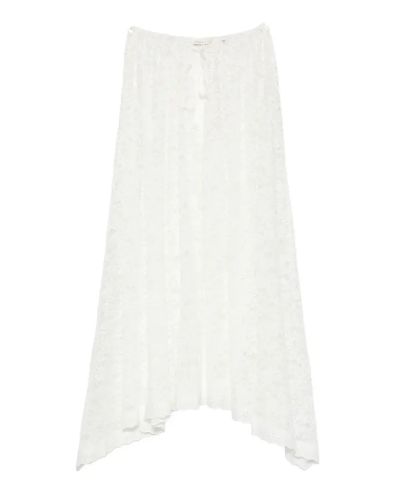 DÔEN Zinnia lace-knit skirt - Weiß Weiß