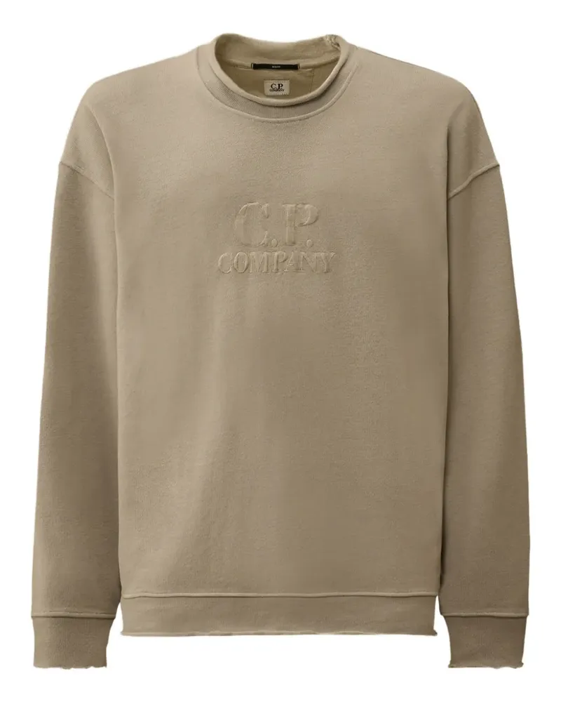 C.P. Company Pullover mit Logo-Stickerei - Nude Nude