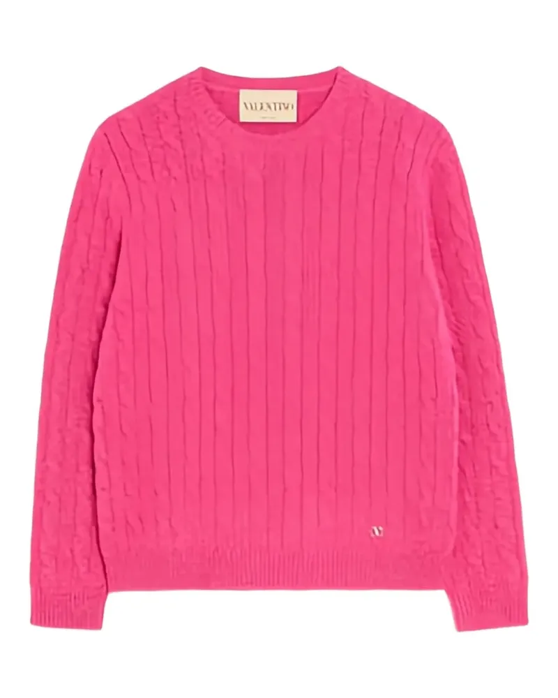 Valentino Garavani Pullover aus Mouliné - Rosa Rosa