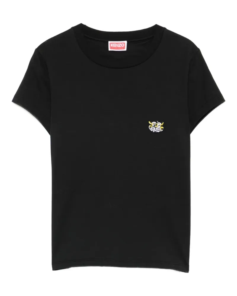 Kenzo Wil Tiger embroidered T-shirt - Schwarz Schwarz