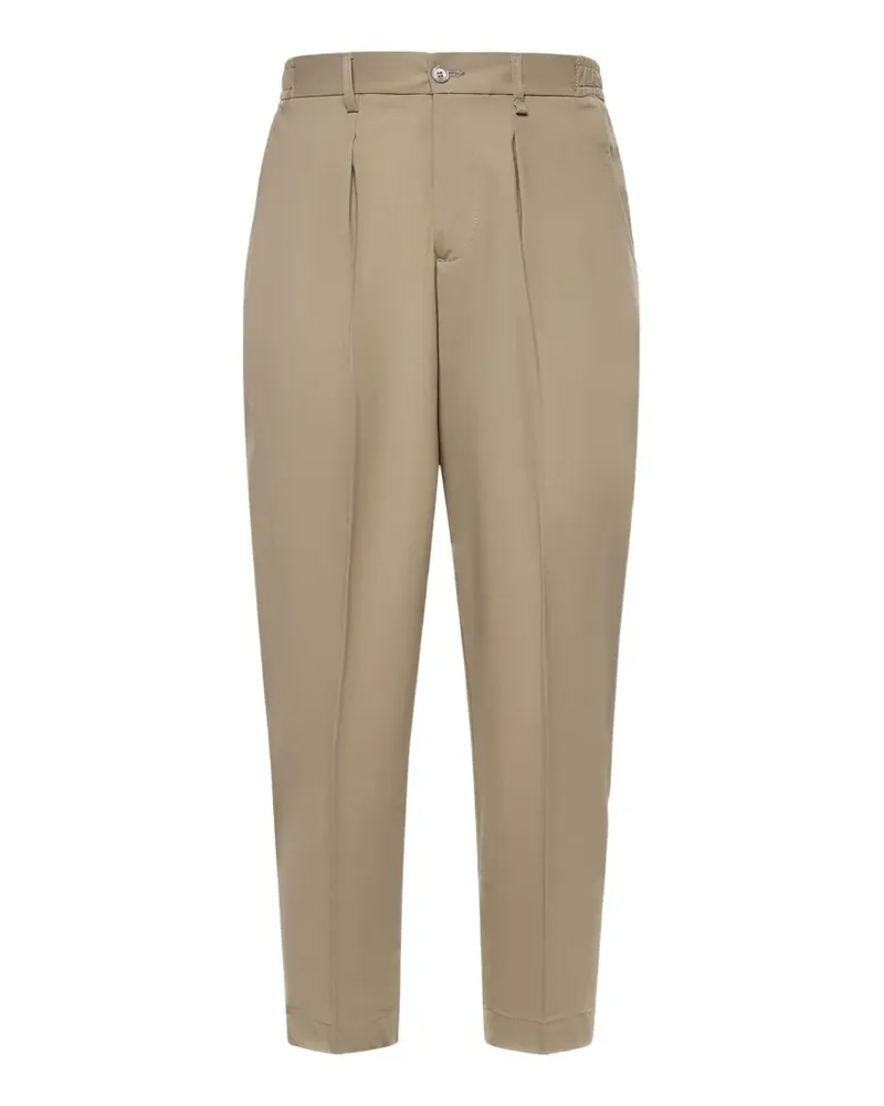 Giuliano Galiano Korb pleated wool trousers - Braun Braun