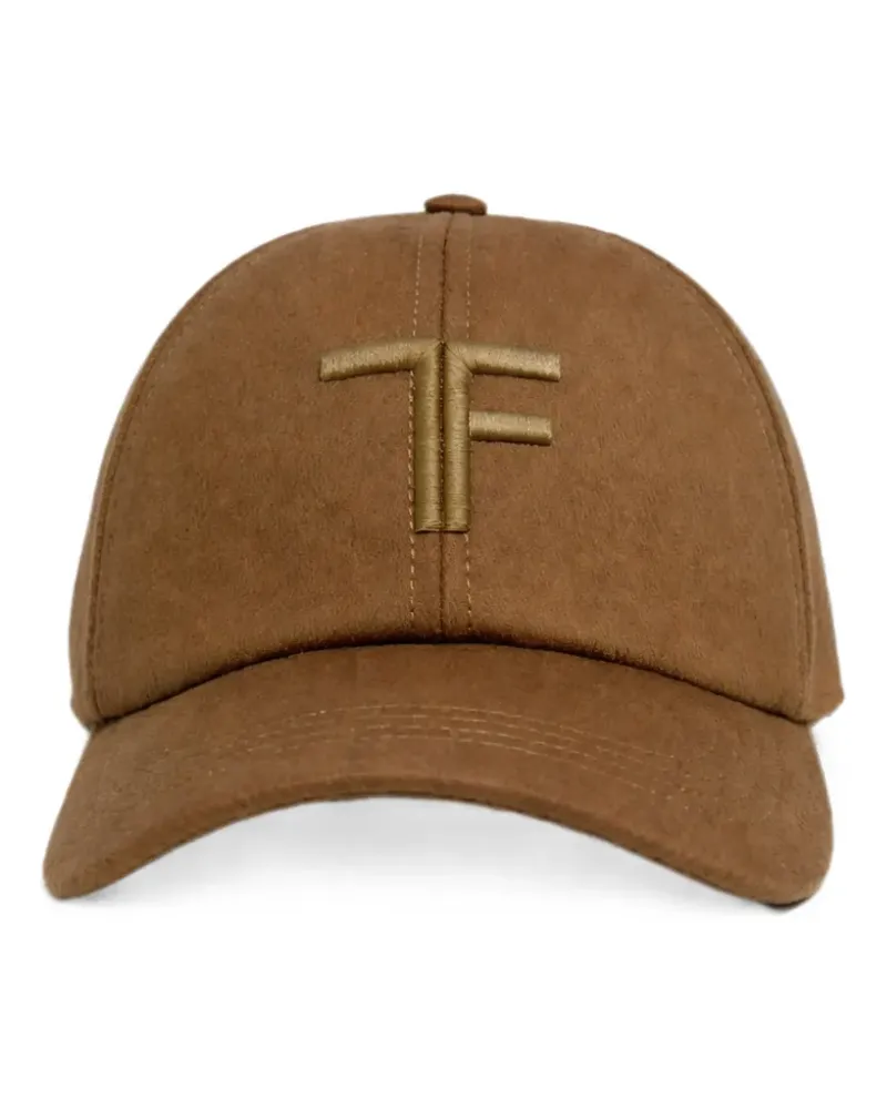 Tom Ford Baseballkappe mit Logo-Stickerei - Braun Braun