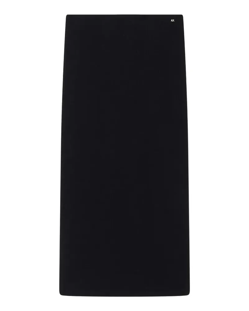 Armani Exchange Bleistiftrock mit Logo - Schwarz Schwarz