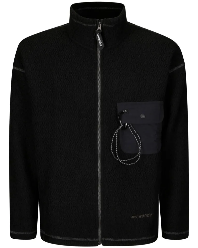 and wander JQ Jacke - Schwarz Schwarz