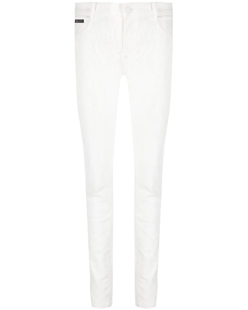 Philipp Plein Klassische Leggings - Weiß Weiß