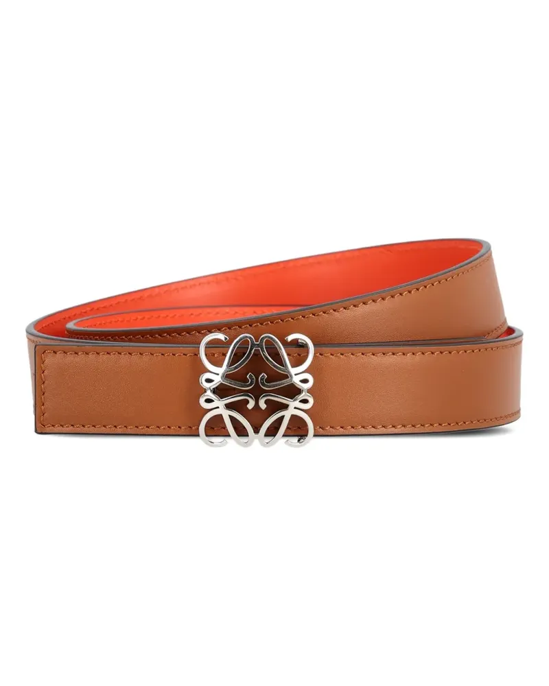 Loewe Anagram reversible belt - Braun Braun