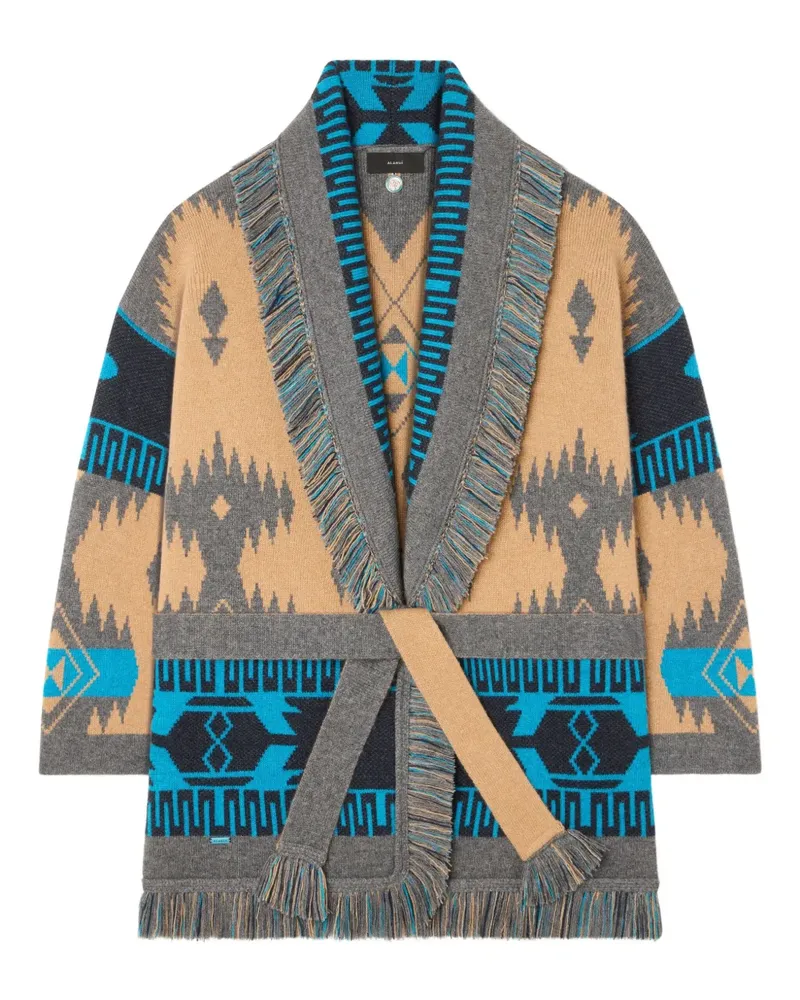 Alanui Icon Jacquard-Cardigan - Nude Nude