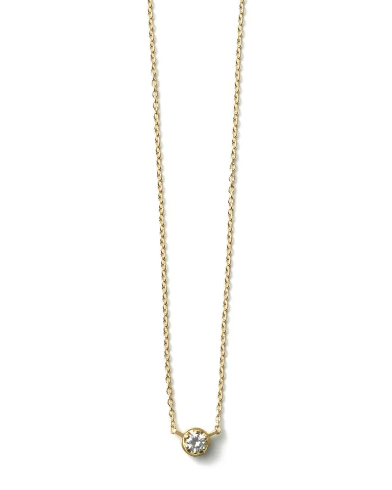 SHIHARA 18kt Gelbgoldhalskette mit Diamanten Gold