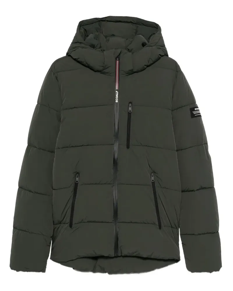 ECOALF Gefütterte Kapuzenjacke - Grün Grün