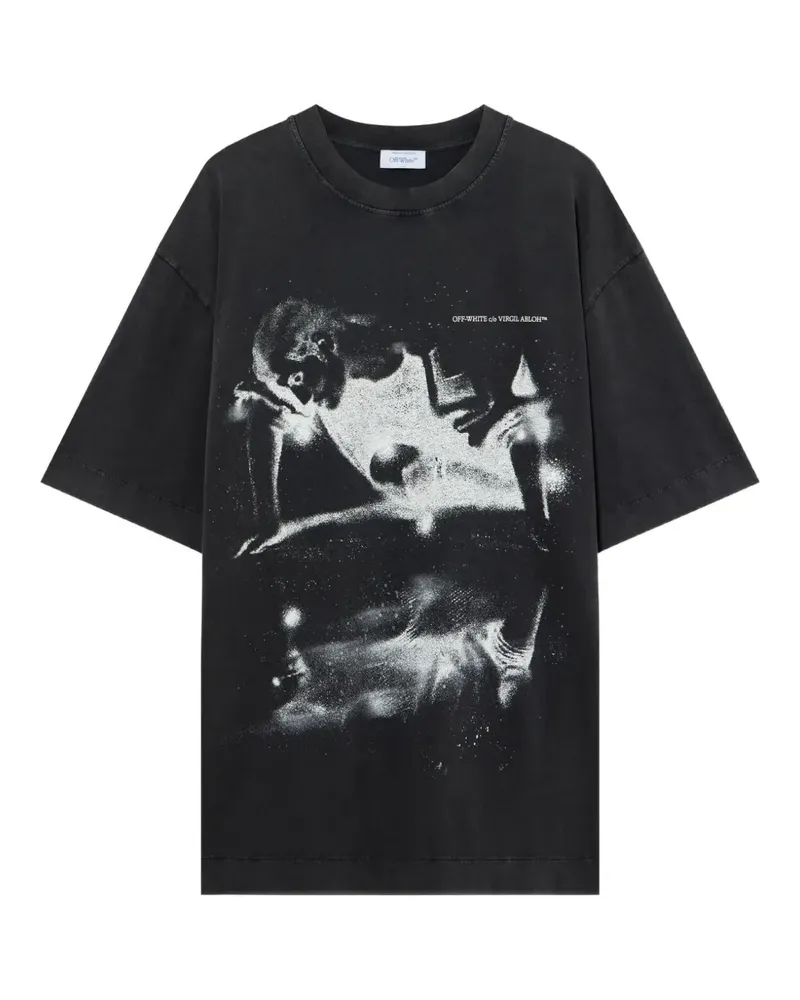 OFF-WHITE Dreaming Narciso graphic-print T-shirt - Schwarz Schwarz