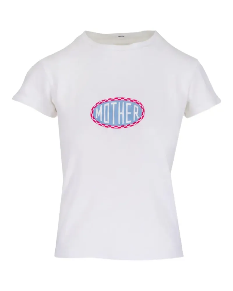 Mother T-Shirt mit Logo-Print - Weiß Weiß