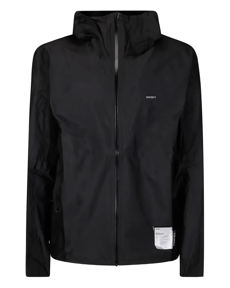 Satisfy Pertex 3L Regenjacke - Schwarz Schwarz