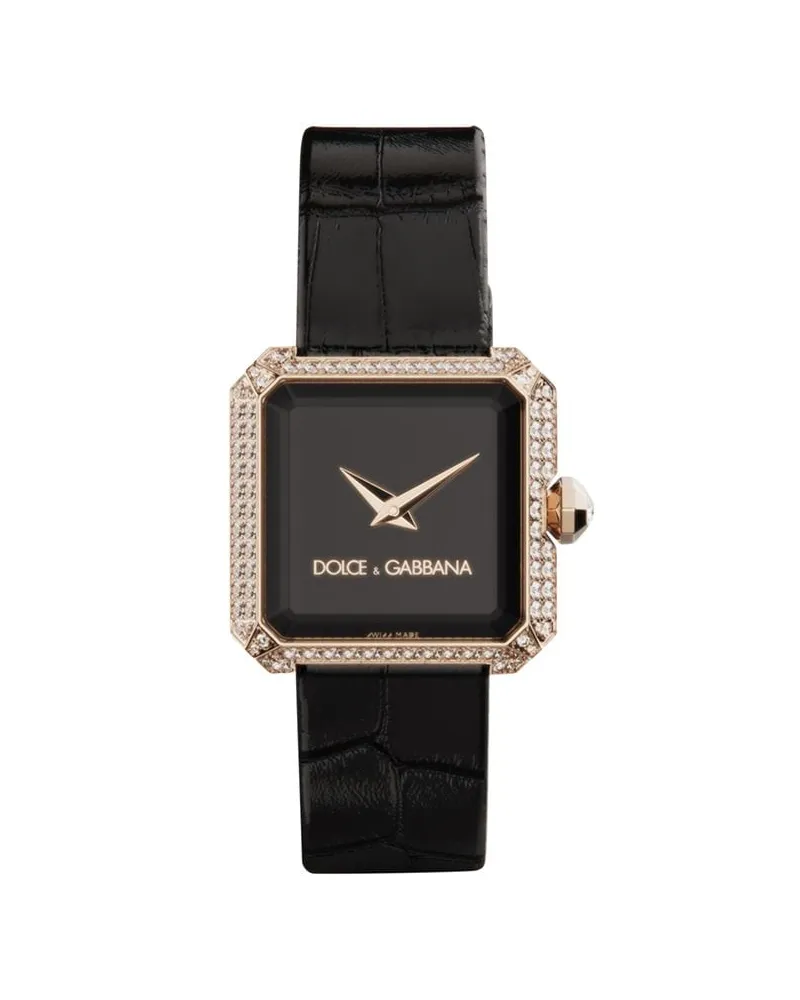 Dolce & Gabbana Verzierte Armbanduhr, 24mm - Schwarz Schwarz