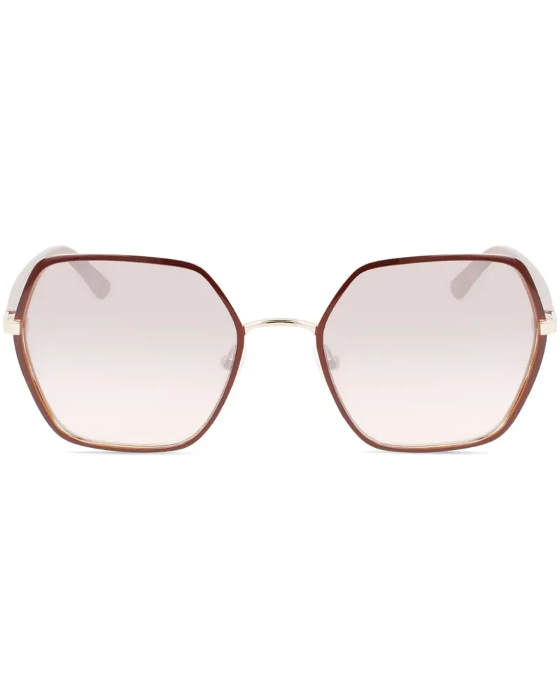 Calvin Klein Sonnenbrille mit Oversized-Gestell - Braun Braun
