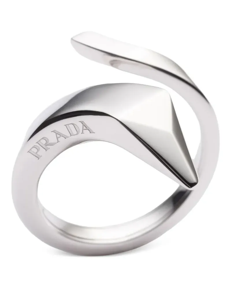 Prada Eternal Gold snake mini ring - Silber Silber